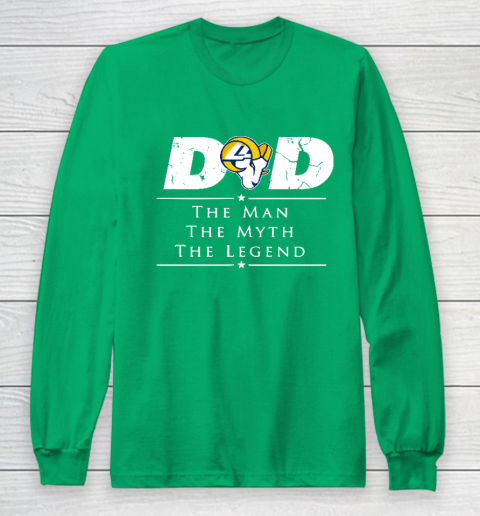 Los Angeles Rams NFL Football Dad The Man The Myth The Legend Long Sleeve T-Shirt 4