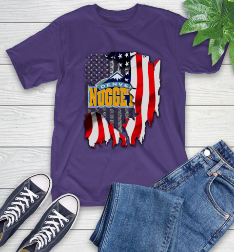 Denver Nuggets NBA Basketball American Flag T-Shirt 5