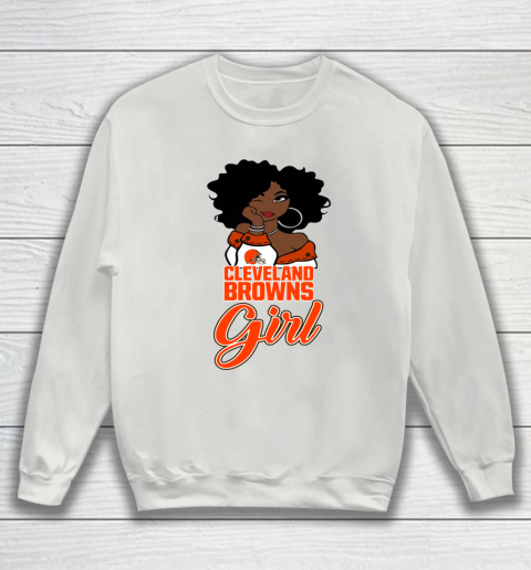 Cleveland Browns Girl NFL Sweatshirt 5