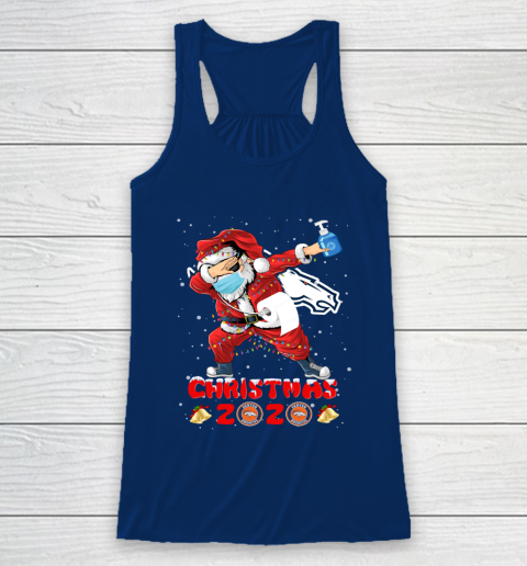 Denver Broncos Funny Santa Claus Dabbing Christmas 2020 NFL Racerback Tank 6