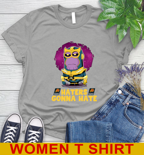 NBA Basketball Phoenix Suns Haters Gonna Hate Thanos Minion Marvel Shirt Women's T-Shirt 11
