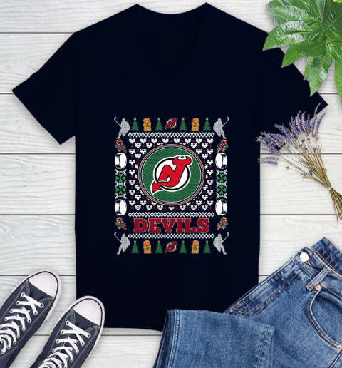 New Jersey Devils Merry Christmas NHL Hockey Loyal Fan Ugly Shirt 75