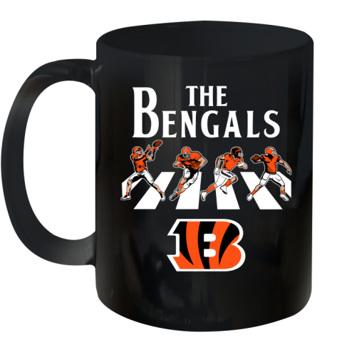 NFL Football Cincinnati Bengals The Beatles Rock Band Shirt Ceramic Mug 11oz