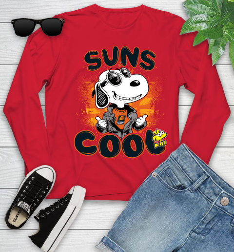 NBA Basketball Phoenix Suns Cool Snoopy Shirt Youth Long Sleeve 10