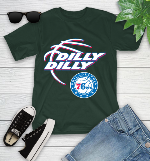 NBA Philadelphia 76ers Dilly Dilly Basketball Sports Youth T-Shirt 17
