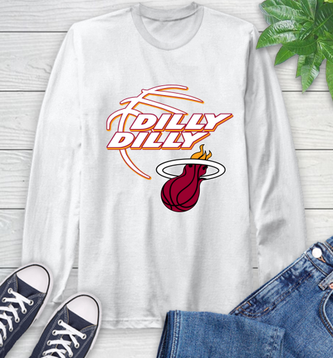 NBA Miami Heat Dilly Dilly Basketball Sports Long Sleeve T-Shirt