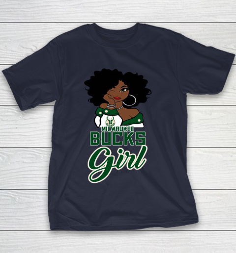 Milwaukee Bucks Girl NBA Youth T-Shirt 4