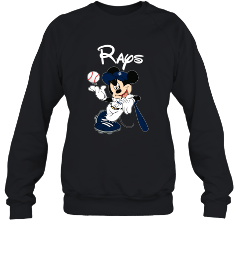 Baseball Mickey Team Tampa Bay Rays Sweatshirt