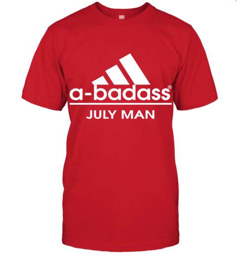 A Badass Junly Men Are Born In March Unisex Jersey Tee