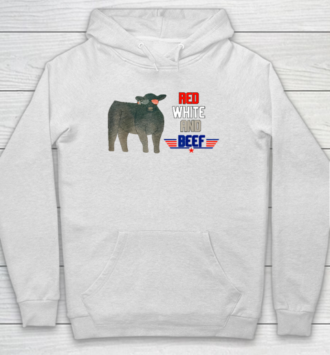 Red White And Beef Funny Hoodie