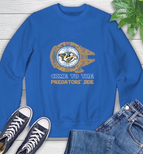 NHL Come To The Nashville Predators Wars Hockey Sports Sweatshirt 9