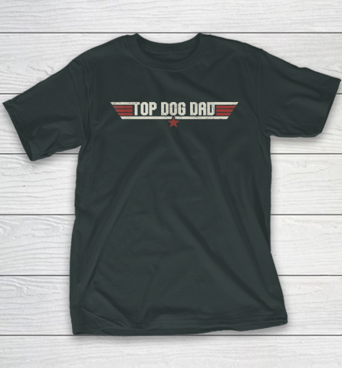 Top Dog Dad Funny 80's Dog Father Father's Day Youth T-Shirt 3