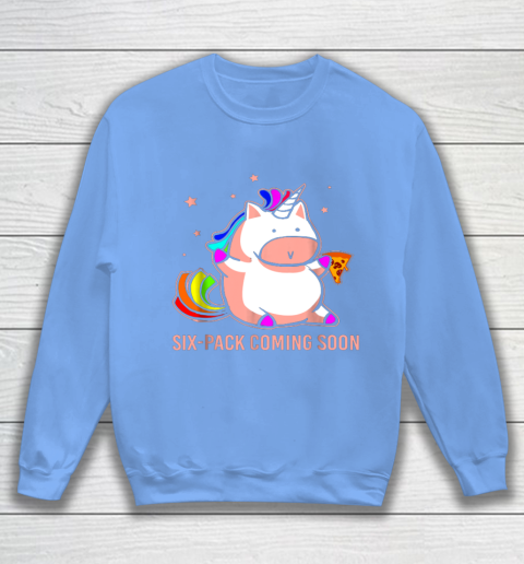 Unicorn Six Pack Funny Cute Shirt Coming Soon Fat Unicorn Sweatshirt 8