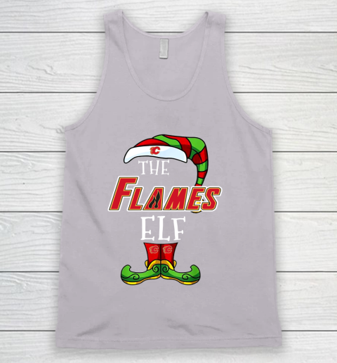 Calgary Flames Christmas ELF Funny NHL Tank Top 3