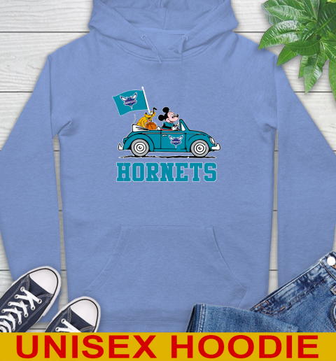 NBA Basketball Charlotte Hornets Pluto Mickey Driving Disney Shirt Hoodie 11