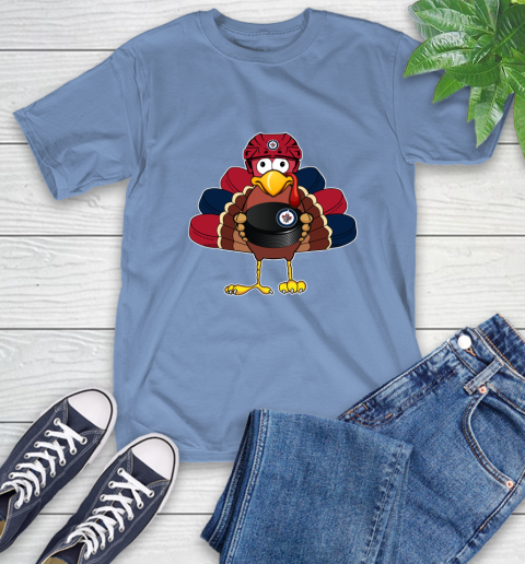 Winnipeg Jets Turkey Thanksgiving Day T-Shirt 11