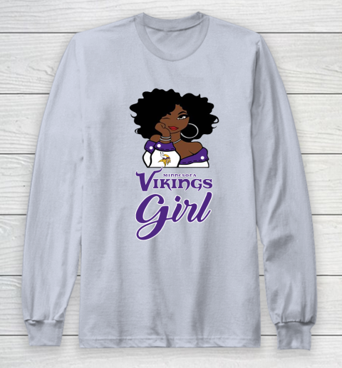 Minnesota Vikings Girl NFL Long Sleeve T-Shirt 6