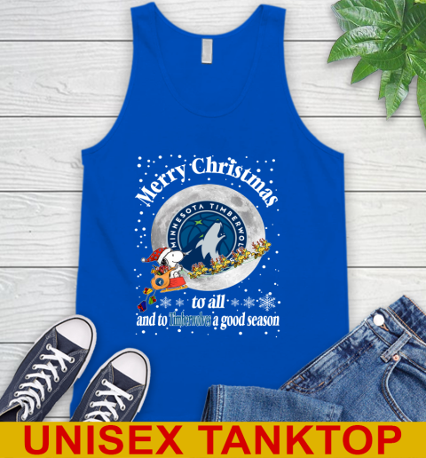 Minnesota Timberwolves Merry Christmas To All And To Timberwolves A Good Season NBA Basketball Sports Tank Top 4