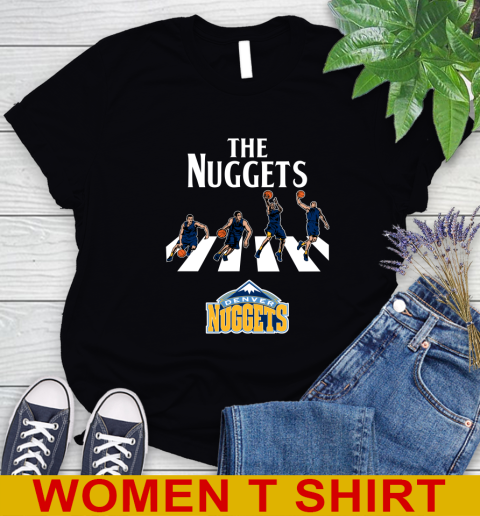 NBA Basketball Denver Nuggets The Beatles Rock Band Shirt Women's T-Shirt