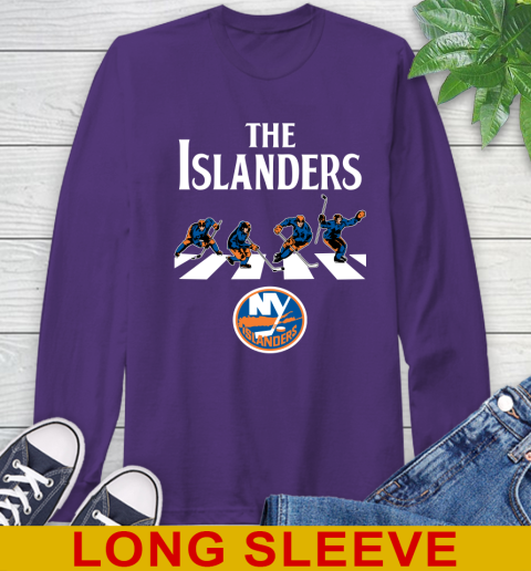 NHL Hockey New York Islanders The Beatles Rock Band Shirt Long Sleeve T-Shirt 5