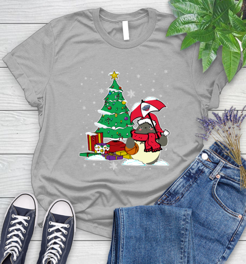 New Orleans Pelicans NBA Basketball Cute Tonari No Totoro Christmas Sports Women's T-Shirt 5