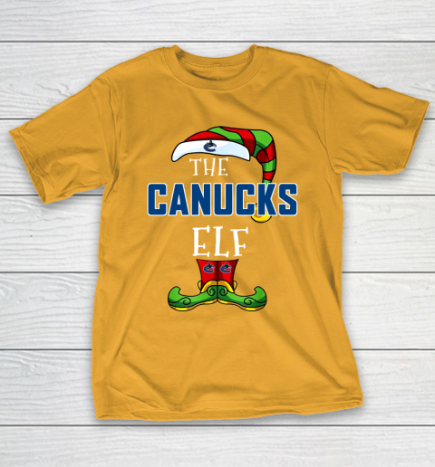 Vancouver Canucks Christmas ELF Funny NHL T-Shirt 2