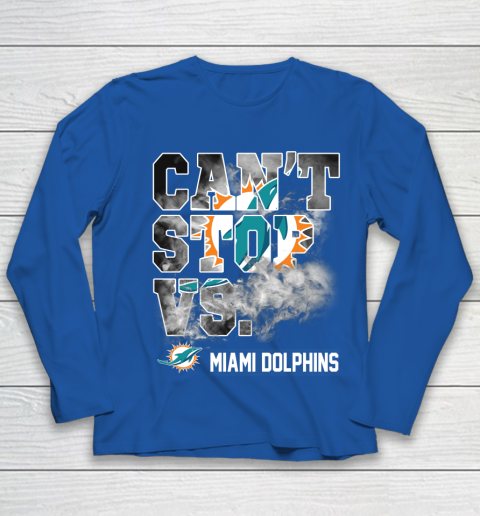 NFL Miami Dolphins Can't Stop Vs Youth Long Sleeve 7