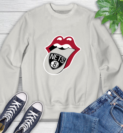 Brooklyn Nets NBA Basketball Lips I Root For My Team Adoring Fan 36