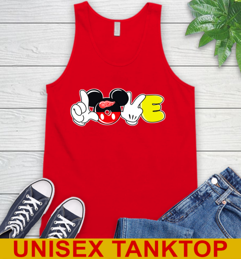 Detroit Red Wings NHL Hockey Love Mickey Disney Sports Tank Top 6