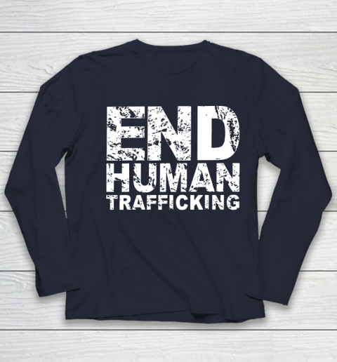 End Human Trafficking Shirt Youth Long Sleeve 2