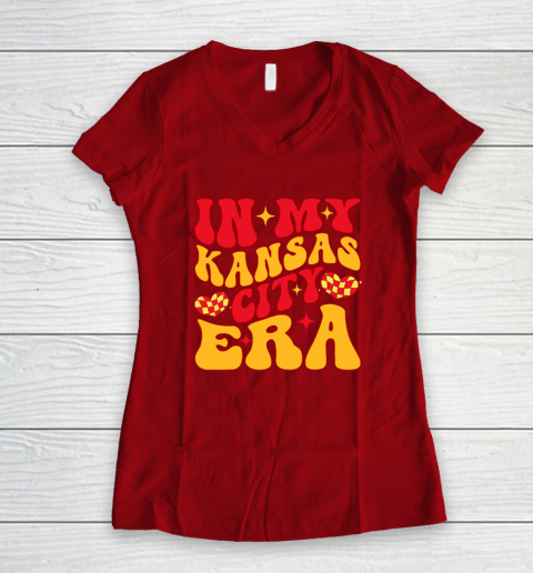 Groovy In My Kansas City Era Women's V-Neck T-Shirt 6
