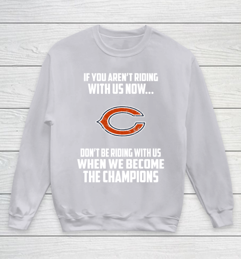 NFL Chicago Bears Football We Become The Champions Youth Sweatshirt 3