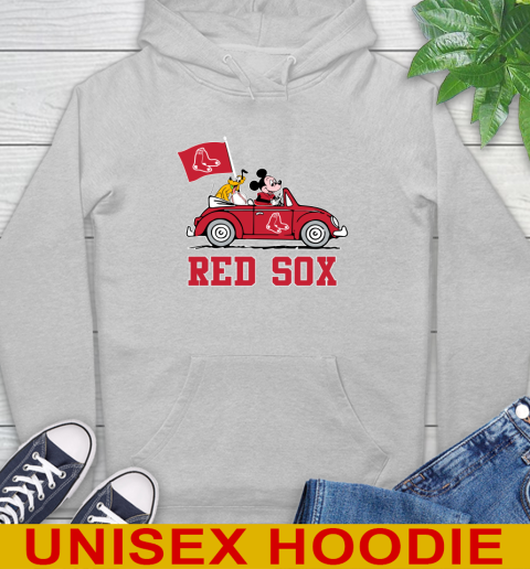 MLB Baseball Boston Red Sox Pluto Mickey Driving Disney Shirt Hoodie 6