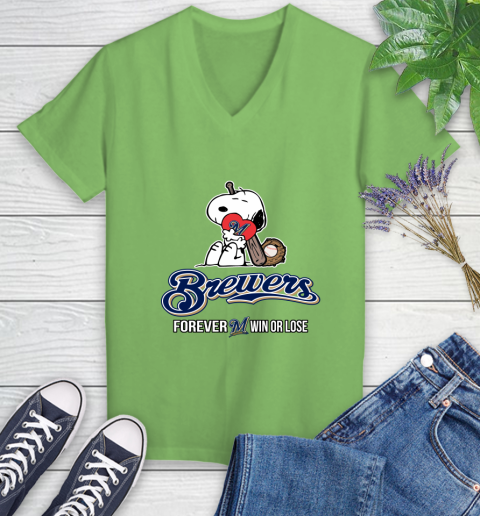 MLB The Peanuts Movie Snoopy Forever Win Or Lose Baseball Milwaukee Brewers 87
