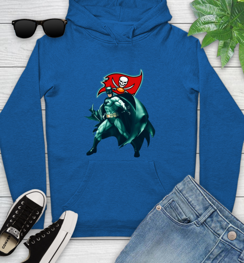 NFL Batman Football Sports Tampa Bay Buccaneers Youth Hoodie 9
