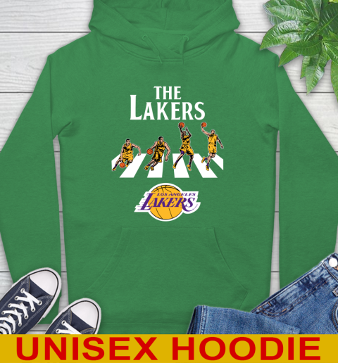 NBA Basketball Los Angeles Lakers The Beatles Rock Band Shirt Hoodie 8