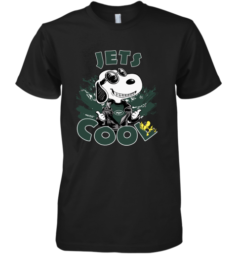 New York Jets Snoopy Joe Cool We're Awesome Premium Men's T-Shirt