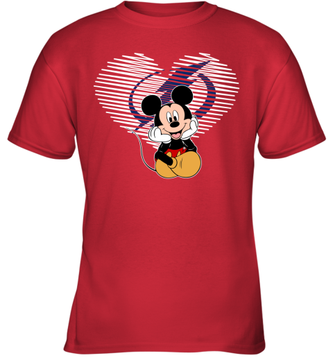 NHL Tampa Bay Lightning Mickey Mouse Disney Hockey T Shirt Youth