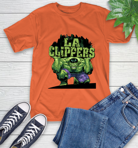 LA Clippers NBA Basketball Incredible Hulk Marvel Avengers Sports T-Shirt 5