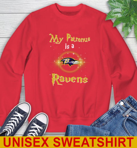 NFL Football Harry Potter My Patronus Is A Baltimore Ravens Sweatshirt 13 NFL Football Harry Potter My Patronus Is A Baltimore Ravens Sweatshirt - Image 13