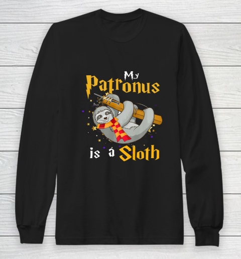 My Patronus Is a Sloth Halloween and Christmas Gift Long Sleeve T-Shirt
