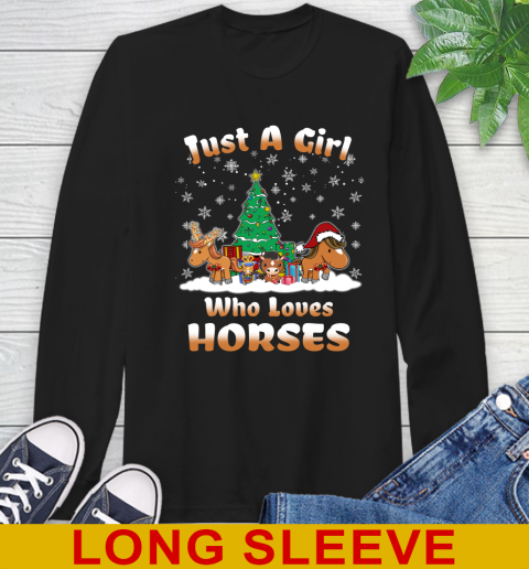 Christmas Just a girl who love horse 55