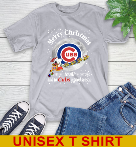 Chicago Cubs Merry Christmas To All And To Cubs A Good Season MLB Baseball Sports T-Shirt 5
