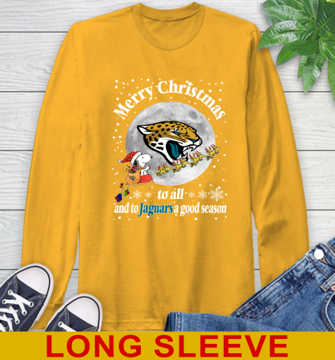 Jacksonville Jaguars Merry Christmas To All And To Jaguars A Good Season NFL Football Sports Long Sleeve T-Shirt 2
