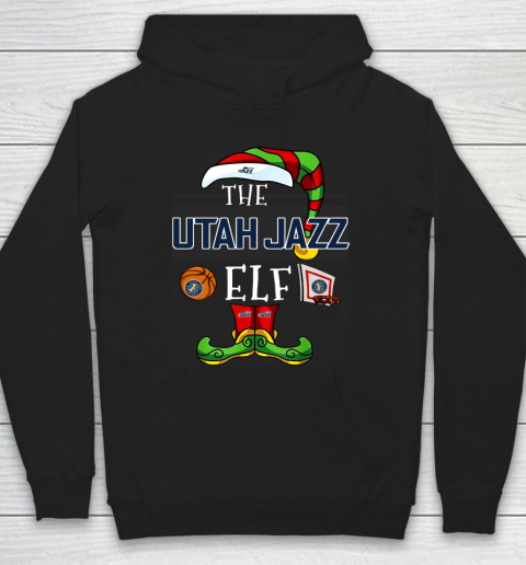 Utah Jazz Christmas ELF Funny NBA Hoodie