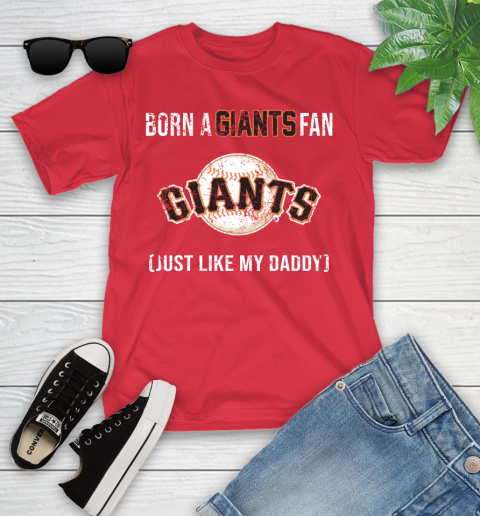 MLB Baseball San Francisco Giants Loyal Fan Just Like My Daddy Shirt Youth T-Shirt 11