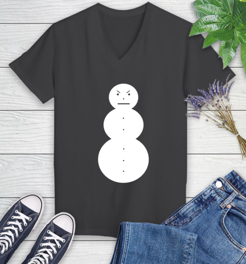 Jeezy Snowman Women's V-Neck T-Shirt 8