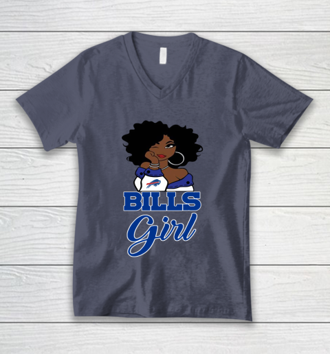 Buffalo Bills Girl NFL V-Neck T-Shirt 8