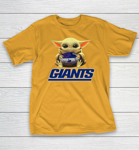 NFL Football New York Giants Baby Yoda Star Wars T-Shirt 3