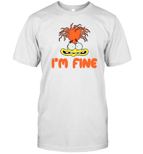 Mel Mitchell wearing inside out 2 anxiety i'm fine T-Shirt